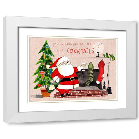 Get Bliztened I White Modern Wood Framed Art Print with Double Matting by Parker, Jennifer Paxton
