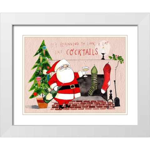 Get Bliztened I White Modern Wood Framed Art Print with Double Matting by Parker, Jennifer Paxton