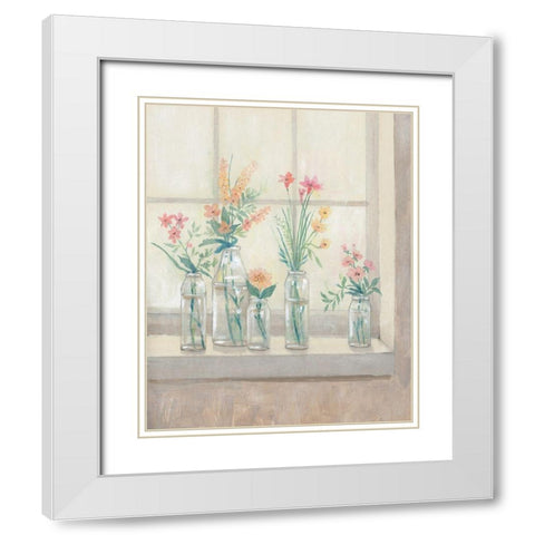 Sunlight Morning I White Modern Wood Framed Art Print with Double Matting by OToole, Tim