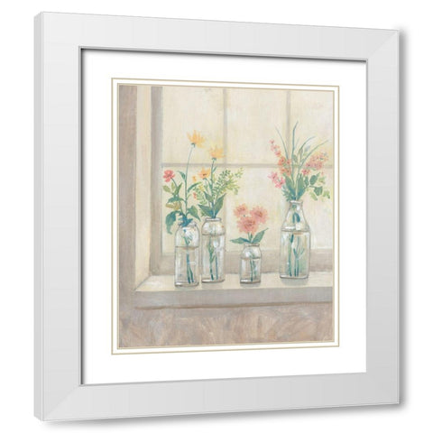 Sunlight Morning II White Modern Wood Framed Art Print with Double Matting by OToole, Tim