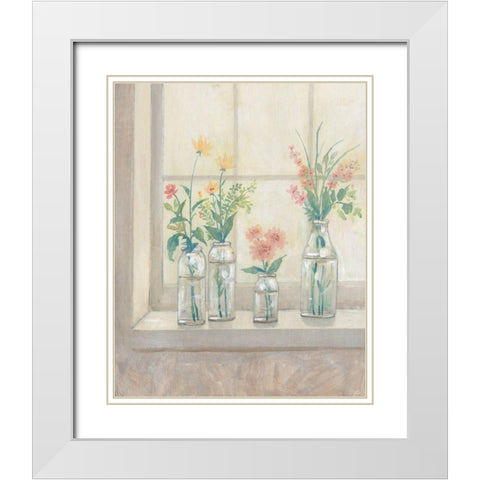 Sunlight Morning II White Modern Wood Framed Art Print with Double Matting by OToole, Tim