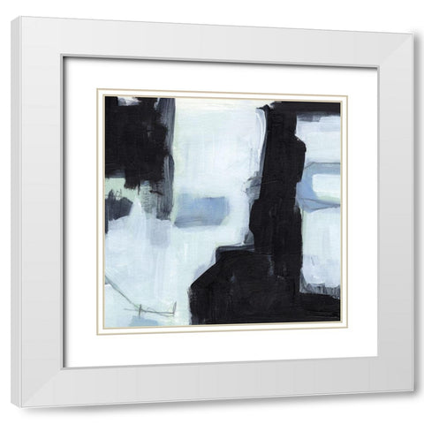 Fractal Sky III White Modern Wood Framed Art Print with Double Matting by Parker, Jennifer Paxton