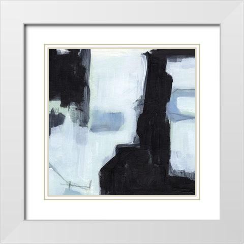 Fractal Sky III White Modern Wood Framed Art Print with Double Matting by Parker, Jennifer Paxton