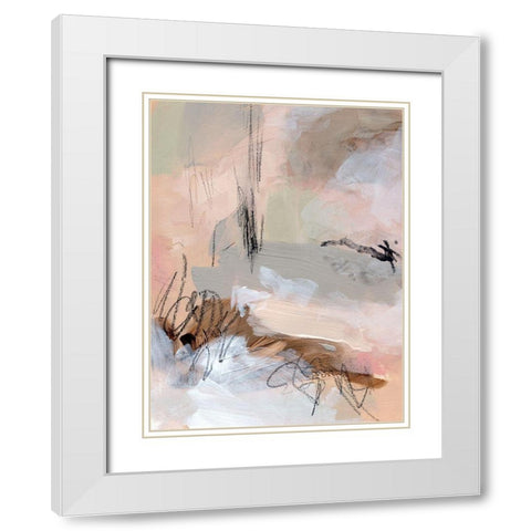 Sanibel II White Modern Wood Framed Art Print with Double Matting by Parker, Jennifer Paxton