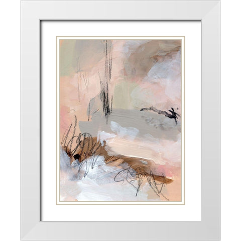 Sanibel II White Modern Wood Framed Art Print with Double Matting by Parker, Jennifer Paxton