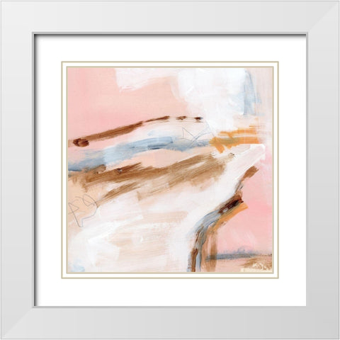 Salt Flat Tracks III White Modern Wood Framed Art Print with Double Matting by Parker, Jennifer Paxton