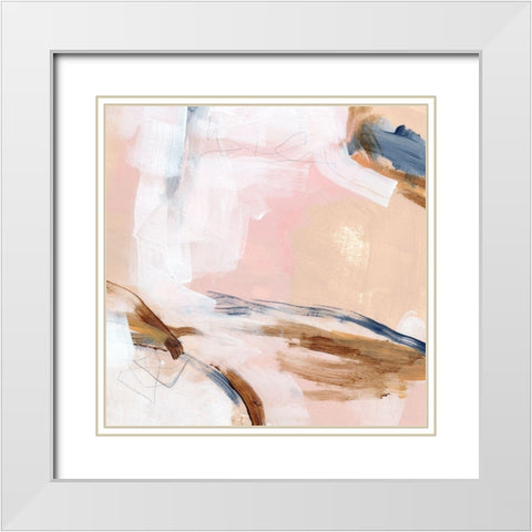 Salt Flat Tracks IV White Modern Wood Framed Art Print with Double Matting by Parker, Jennifer Paxton