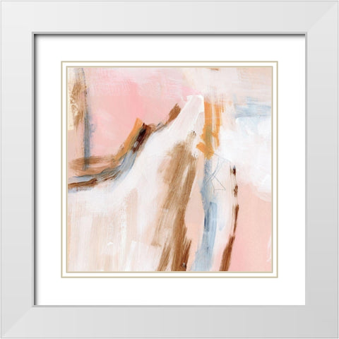 Salt Flat Tracks VI White Modern Wood Framed Art Print with Double Matting by Parker, Jennifer Paxton
