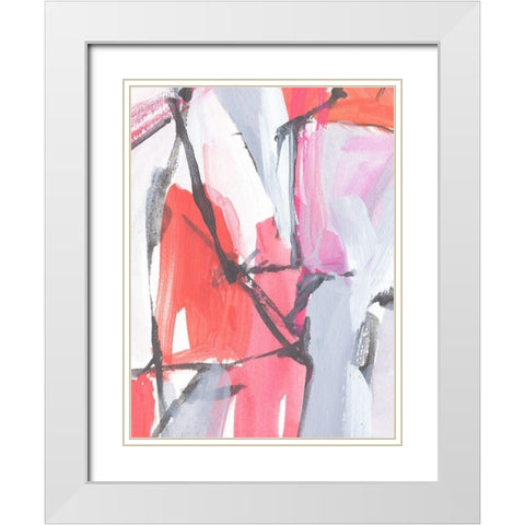 Night Style I White Modern Wood Framed Art Print with Double Matting by Warren, Annie