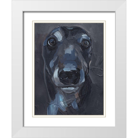Good Boy II White Modern Wood Framed Art Print with Double Matting by Parker, Jennifer Paxton