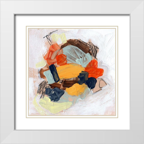 Lunchbox II White Modern Wood Framed Art Print with Double Matting by Parker, Jennifer Paxton