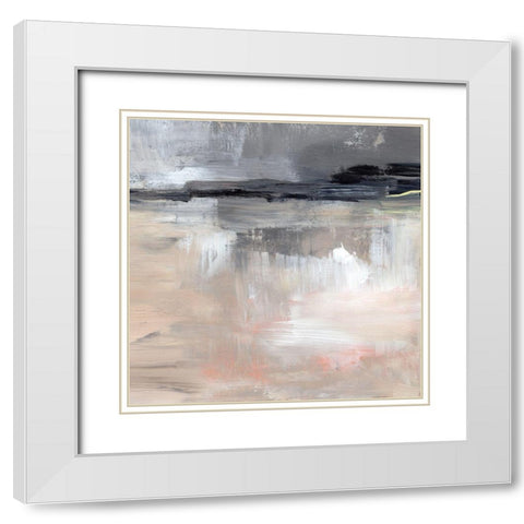Dusk Reflections IV White Modern Wood Framed Art Print with Double Matting by Parker, Jennifer Paxton