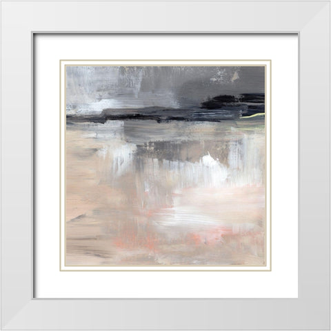 Dusk Reflections IV White Modern Wood Framed Art Print with Double Matting by Parker, Jennifer Paxton