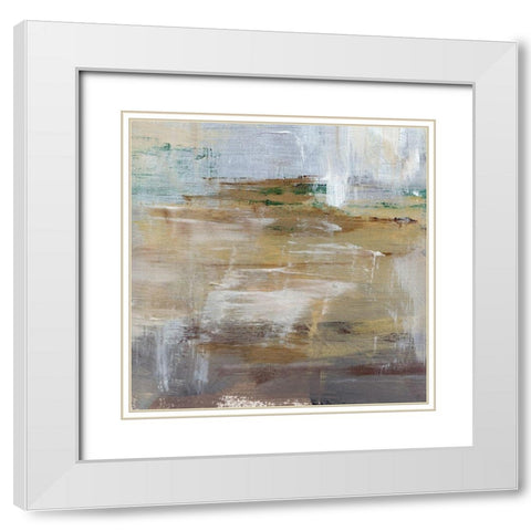Lake Breeze III White Modern Wood Framed Art Print with Double Matting by Parker, Jennifer Paxton
