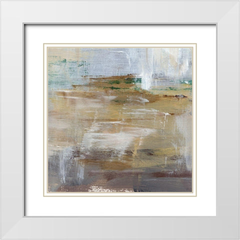 Lake Breeze III White Modern Wood Framed Art Print with Double Matting by Parker, Jennifer Paxton