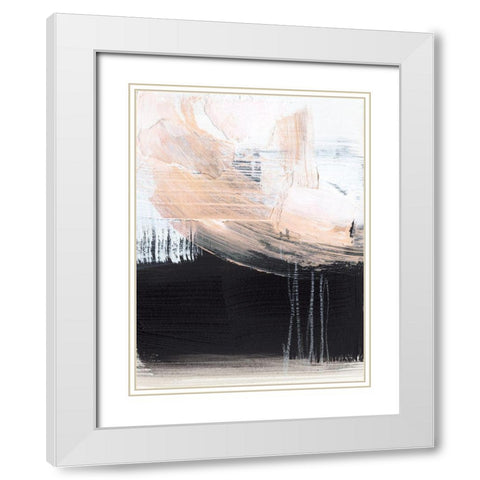 Paved Path III White Modern Wood Framed Art Print with Double Matting by Parker, Jennifer Paxton