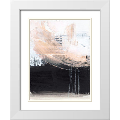 Paved Path III White Modern Wood Framed Art Print with Double Matting by Parker, Jennifer Paxton
