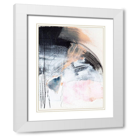 Paved Path IV White Modern Wood Framed Art Print with Double Matting by Parker, Jennifer Paxton