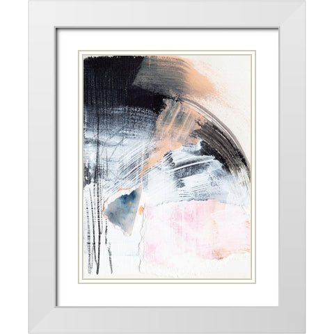 Paved Path IV White Modern Wood Framed Art Print with Double Matting by Parker, Jennifer Paxton