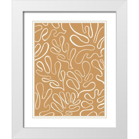 Matisse Pieces I White Modern Wood Framed Art Print with Double Matting by Popp, Grace