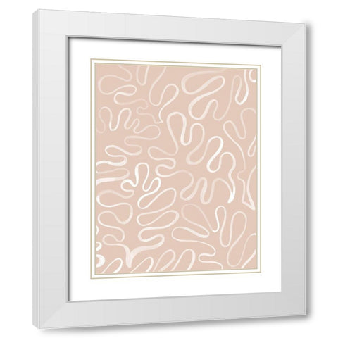 Matisse Pieces III White Modern Wood Framed Art Print with Double Matting by Popp, Grace