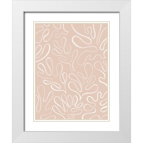 Matisse Pieces IV White Modern Wood Framed Art Print with Double Matting by Popp, Grace