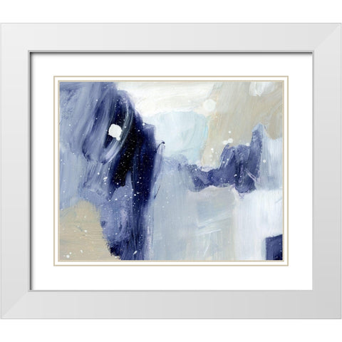 Sky Break I White Modern Wood Framed Art Print with Double Matting by Warren, Annie