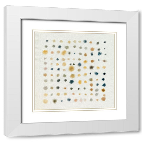 Spice Spills I White Modern Wood Framed Art Print with Double Matting by Popp, Grace