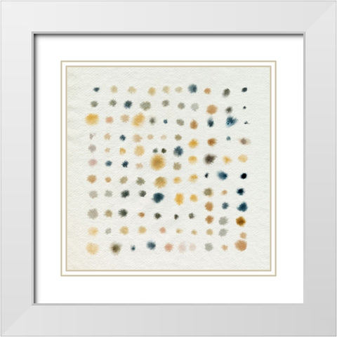 Spice Spills I White Modern Wood Framed Art Print with Double Matting by Popp, Grace