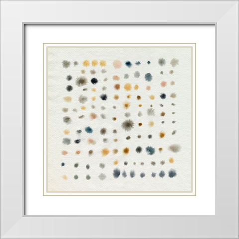 Spice Spills II White Modern Wood Framed Art Print with Double Matting by Popp, Grace