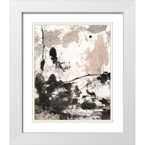 Disarray II White Modern Wood Framed Art Print with Double Matting by OToole, Tim