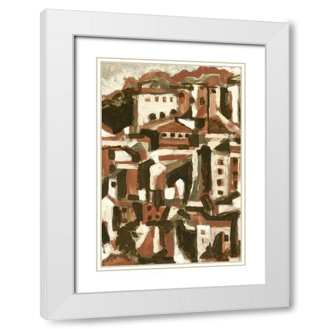 Maremma White Modern Wood Framed Art Print with Double Matting by Galapon, Nikki