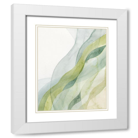 Seaweed Swill II White Modern Wood Framed Art Print with Double Matting by Popp, Grace