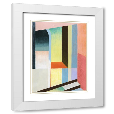 Levels and Doorways I White Modern Wood Framed Art Print with Double Matting by Popp, Grace