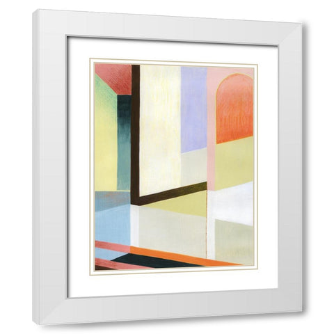 Levels and Doorways II White Modern Wood Framed Art Print with Double Matting by Popp, Grace