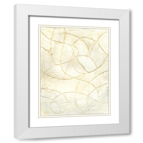 Curved Conduits I White Modern Wood Framed Art Print with Double Matting by Willett, Michael