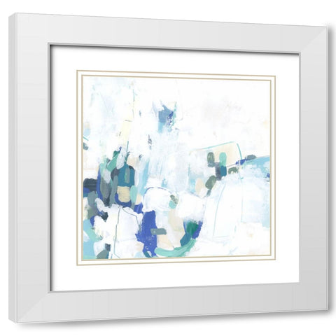 Ice Loop I White Modern Wood Framed Art Print with Double Matting by Popp, Grace