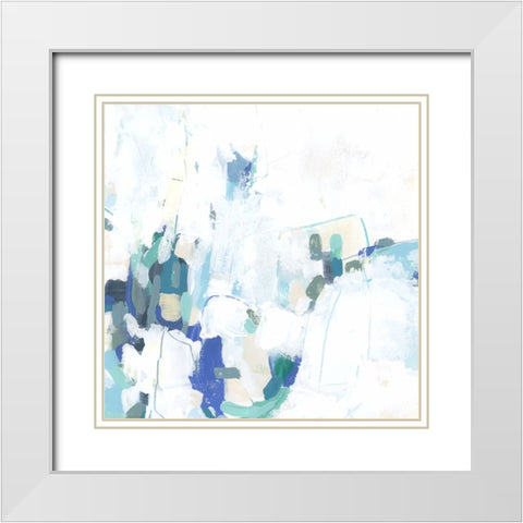 Ice Loop I White Modern Wood Framed Art Print with Double Matting by Popp, Grace