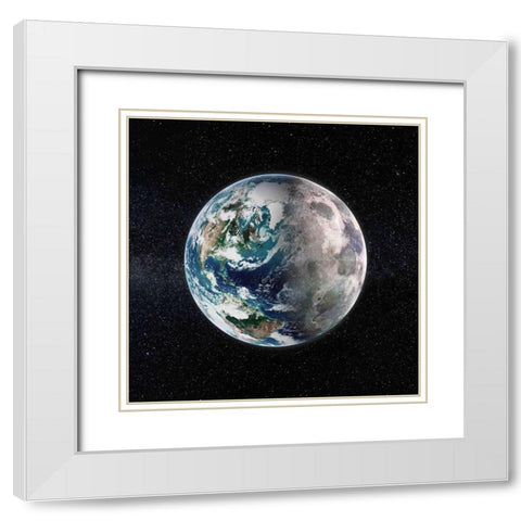 Mother Glow I White Modern Wood Framed Art Print with Double Matting by Popp, Grace