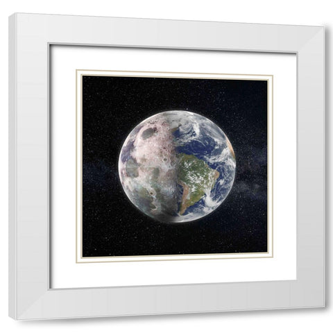 Mother Glow II White Modern Wood Framed Art Print with Double Matting by Popp, Grace