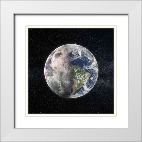 Mother Glow II White Modern Wood Framed Art Print with Double Matting by Popp, Grace