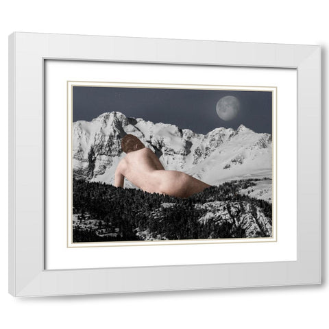 Mountain Maiden II White Modern Wood Framed Art Print with Double Matting by Popp, Grace