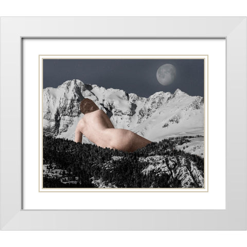Mountain Maiden II White Modern Wood Framed Art Print with Double Matting by Popp, Grace