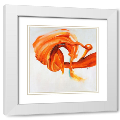 Laffy Taffy I White Modern Wood Framed Art Print with Double Matting by Douglass, Farrell