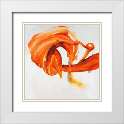 Laffy Taffy I White Modern Wood Framed Art Print with Double Matting by Douglass, Farrell