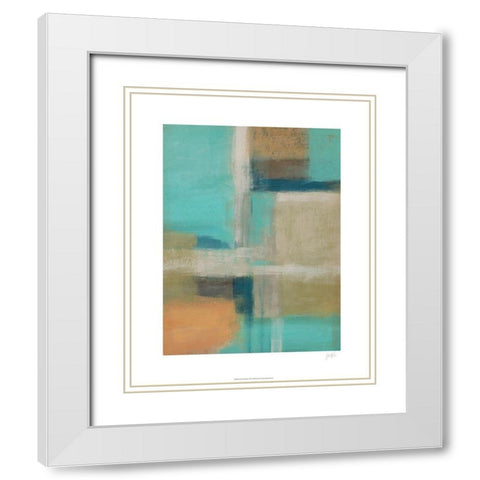 Smoke and Mirrors I White Modern Wood Framed Art Print with Double Matting by Vess, June Erica