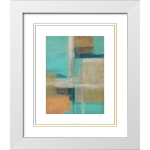 Smoke and Mirrors I White Modern Wood Framed Art Print with Double Matting by Vess, June Erica