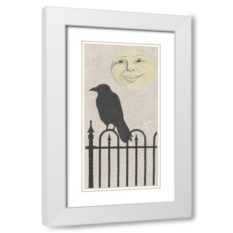 Vintage Halloween Collection B White Modern Wood Framed Art Print with Double Matting by Popp, Grace