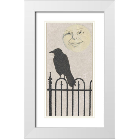 Vintage Halloween Collection B White Modern Wood Framed Art Print with Double Matting by Popp, Grace
