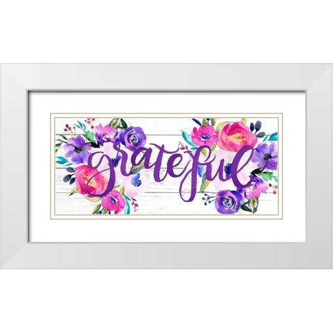 Bright Easter Bouquet Collection D White Modern Wood Framed Art Print with Double Matting by Parker, Jennifer Paxton